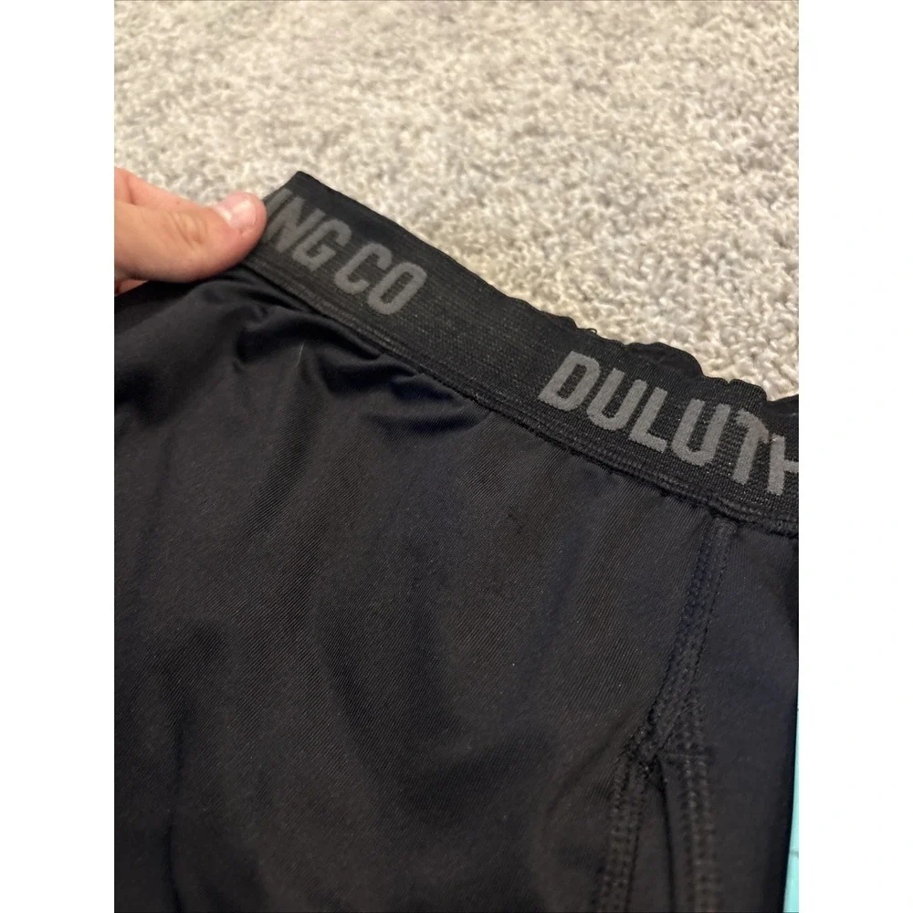 Duluth Trading Co Men's Performance Base Layer Pants L x 30 Long Johns Black